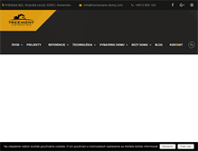 Tablet Screenshot of montovane-domy.com